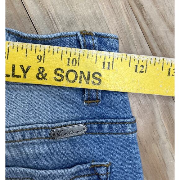 KANCAN Lt Wash DESTROYED Jeans SZ 1/24 - Picture 5 of 6